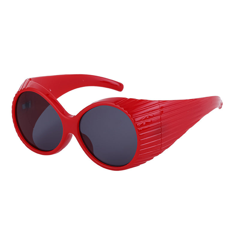 Wholesale PC Oval Large Frame Women's Sunglasses