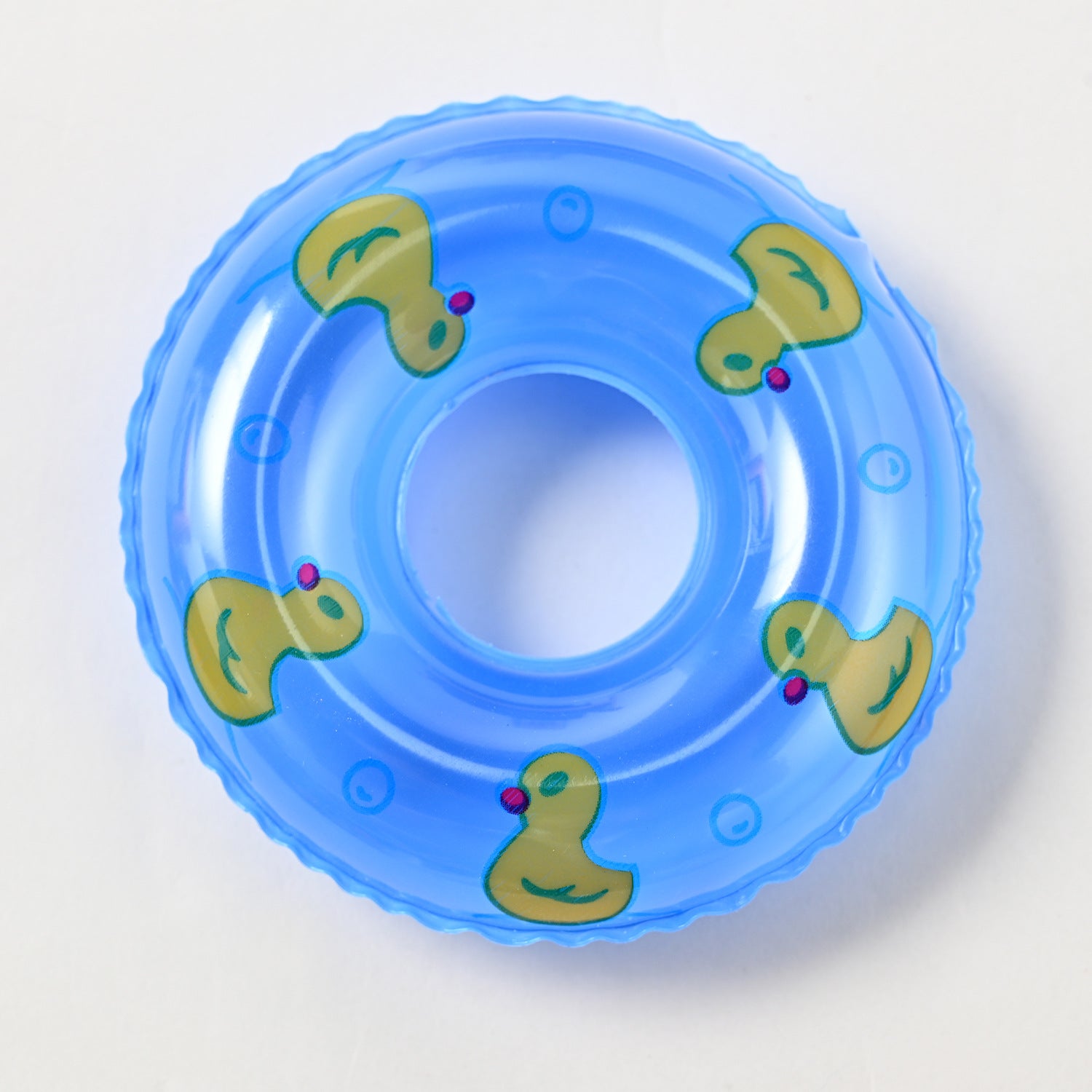 Wholesale Children's small toy mini swimming ring small yellow duck accessories milk tea shop Donut small swimming ring