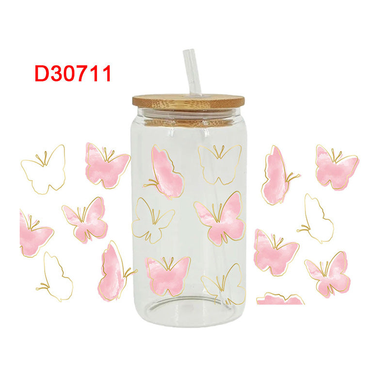 Wholesale UV Transfer Paste Glass Crystal Label Crystal Paste 16OZ UV DTF WRAPS
