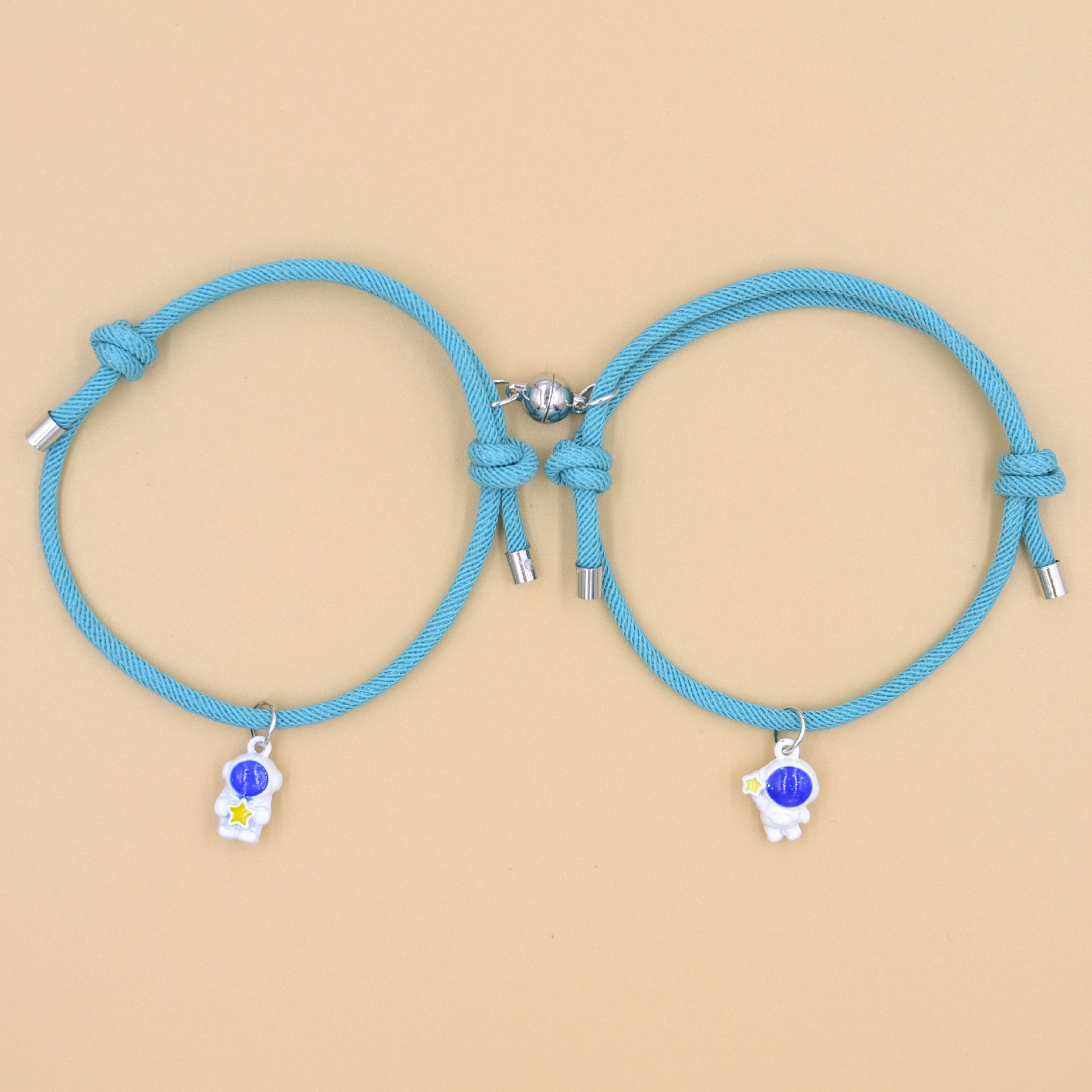 Wholesale Colorful astronaut couple commemorative bracelet