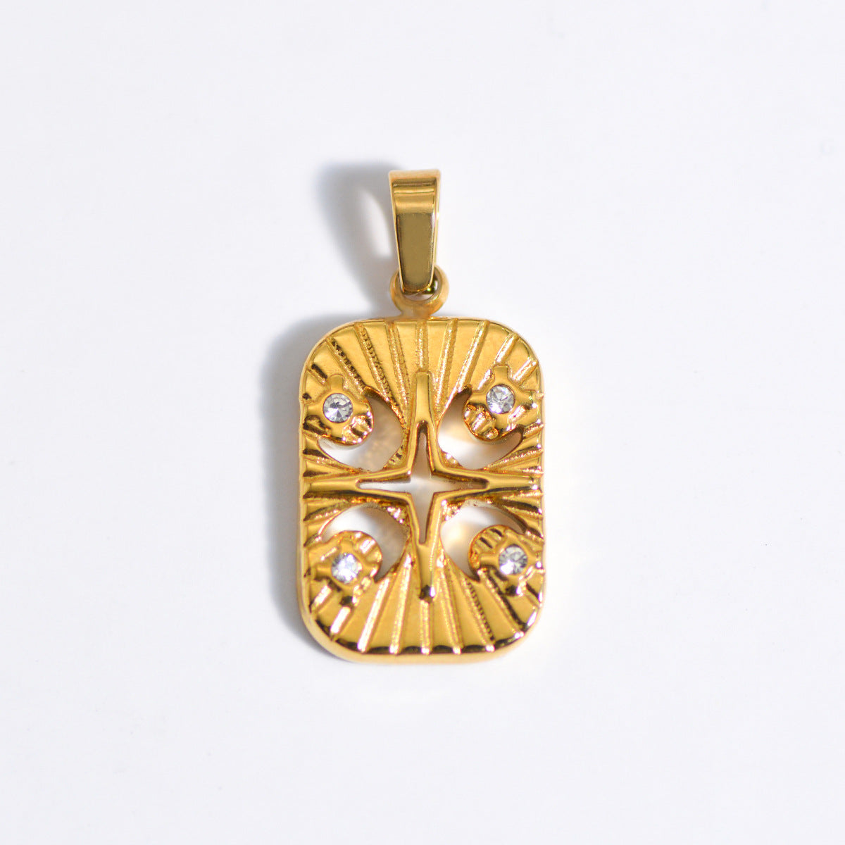 Wholesale Stainless Steel Natural Stone Oil Drop Necklace Jewelry