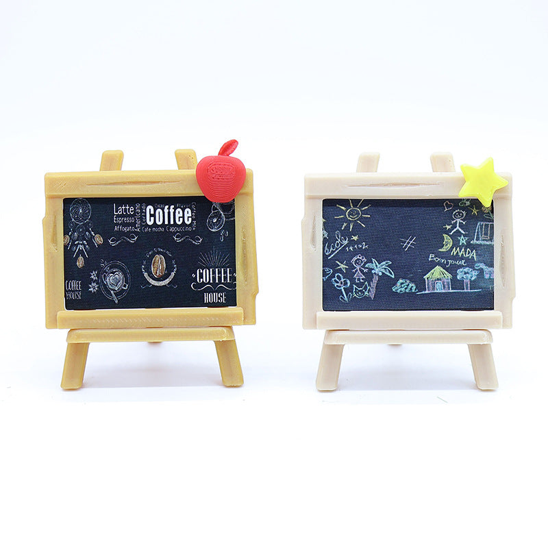Wholesale coffee shop mini frame Doll Accessories