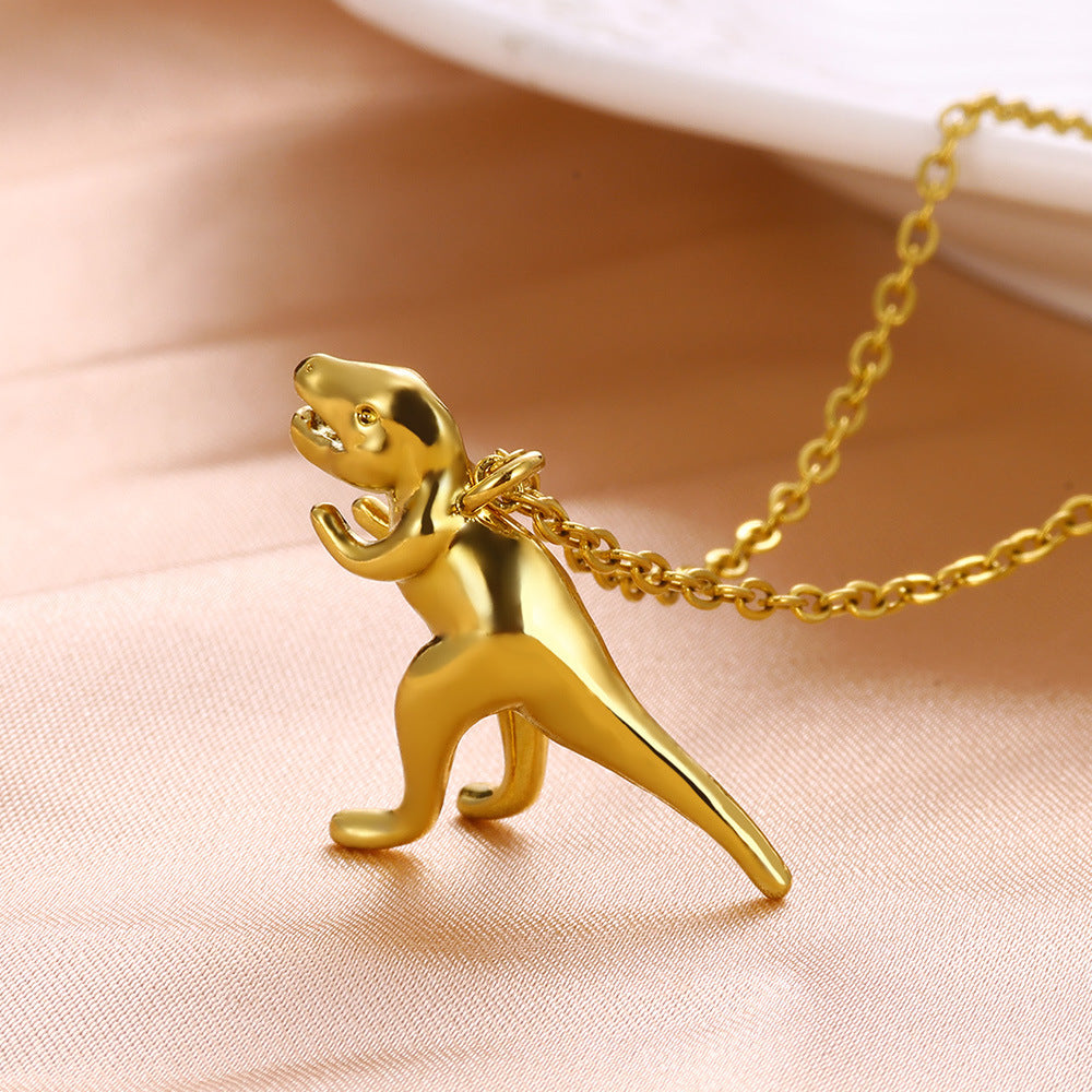 Wholesale Dinosaur Series Pendant Necklace Personalized Stainless Steel Pendant