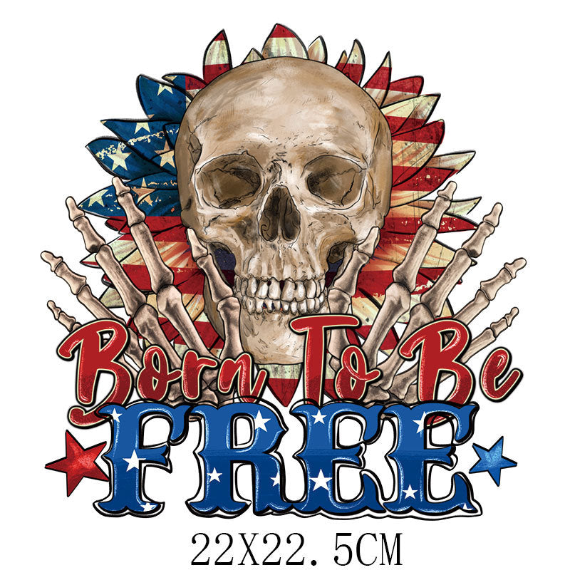 Wholesale Independence Day Hot Stamping StickerUV DTF Ready to Press Transfers Wraps