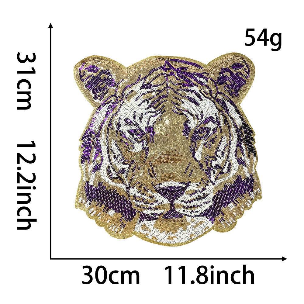 Wholesale LSU Tigers Football Embroidered Iron On Patch DIY Clothing Bag Fashion Accessory OLY Exclusive