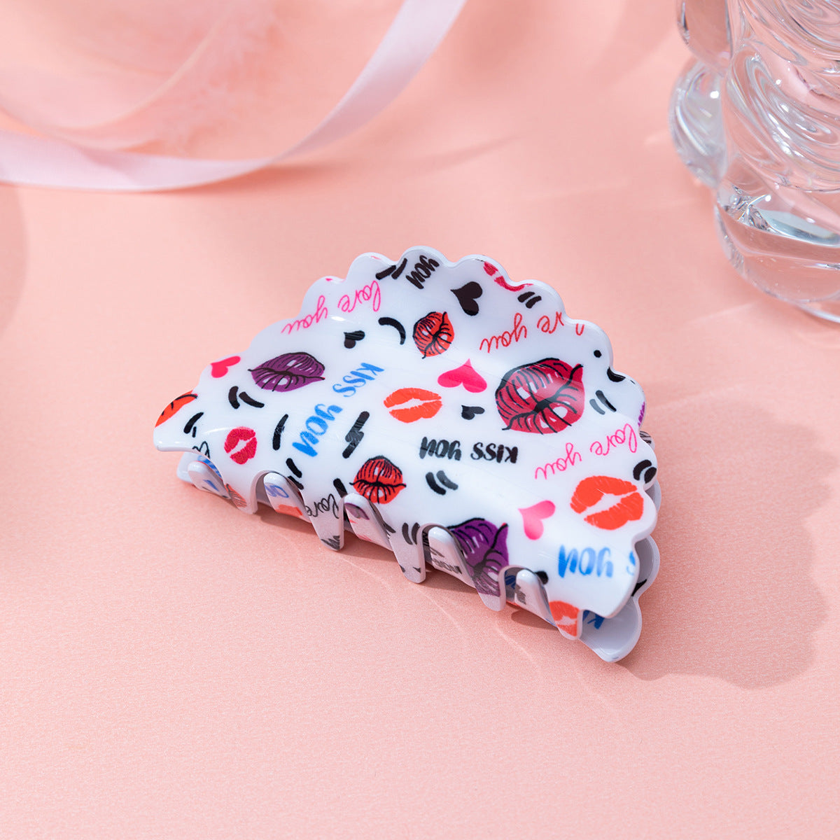 Wholesale Valentine's Day hair accessories party hairpin lip grip back shark clip sweet head accessories