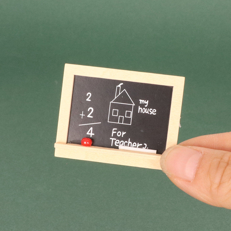 Wholesale Miniature Blackboard easel Gallery Decoration Doll Accessories