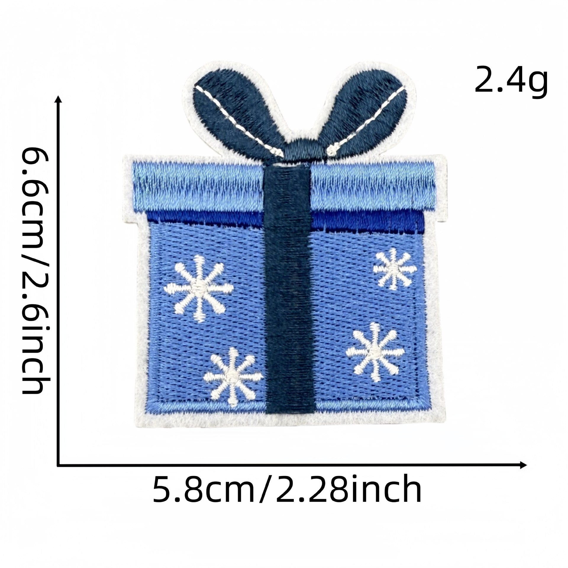 Wholesale Blue Snowflake Cartoon Penguin Animal Embroidery DIY Patches