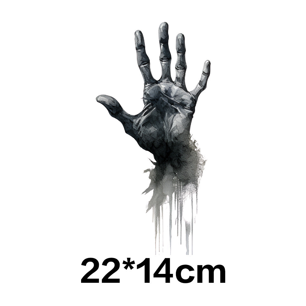 Wholesale 10pcs Halloween Black and White Horror Series UV DTF Ready to Press Transfers Wraps