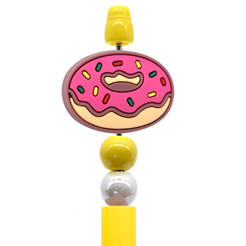 Wholesale Random 100pcs Product Donut Series Creative  Focal Beads