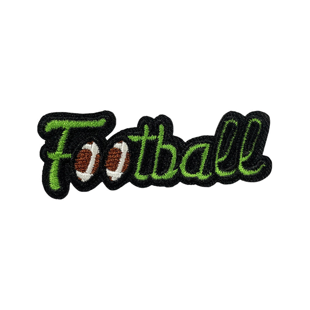Wholesale Game Day Embroidered Patch Iron On Football Design For Coats Fashion Clothing Accessory