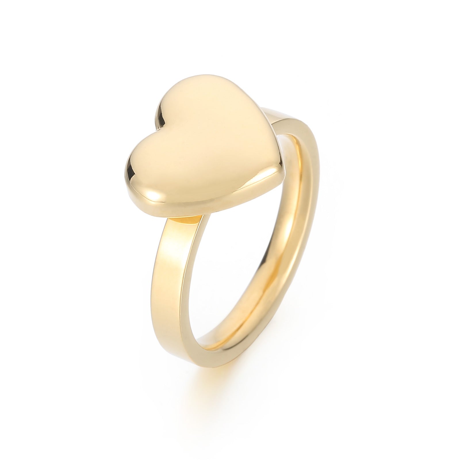 Wholesale Heart Shape Necklace Earrings Jewelry Gold Plated Set