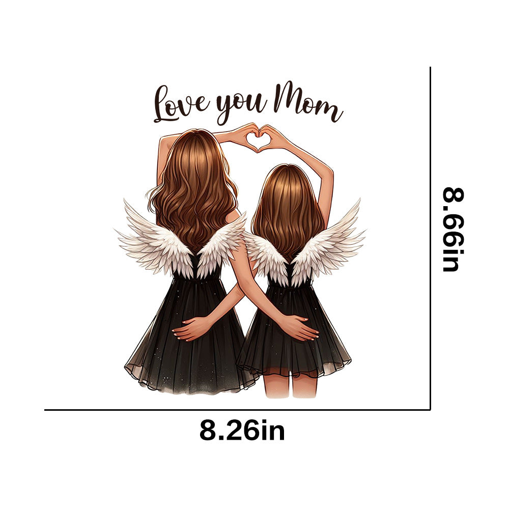 Wholesale Mother and child clothing UV DTF Ready to Press Transfers Wraps
