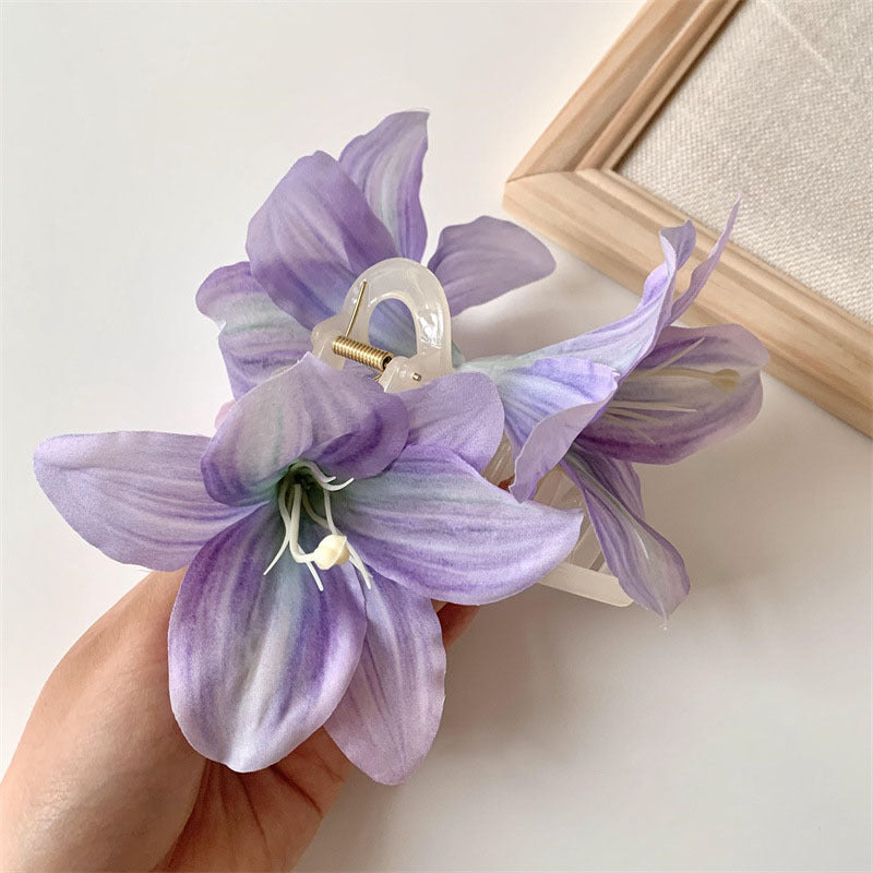 Wholesale 3D Lily Flower Hairpin
