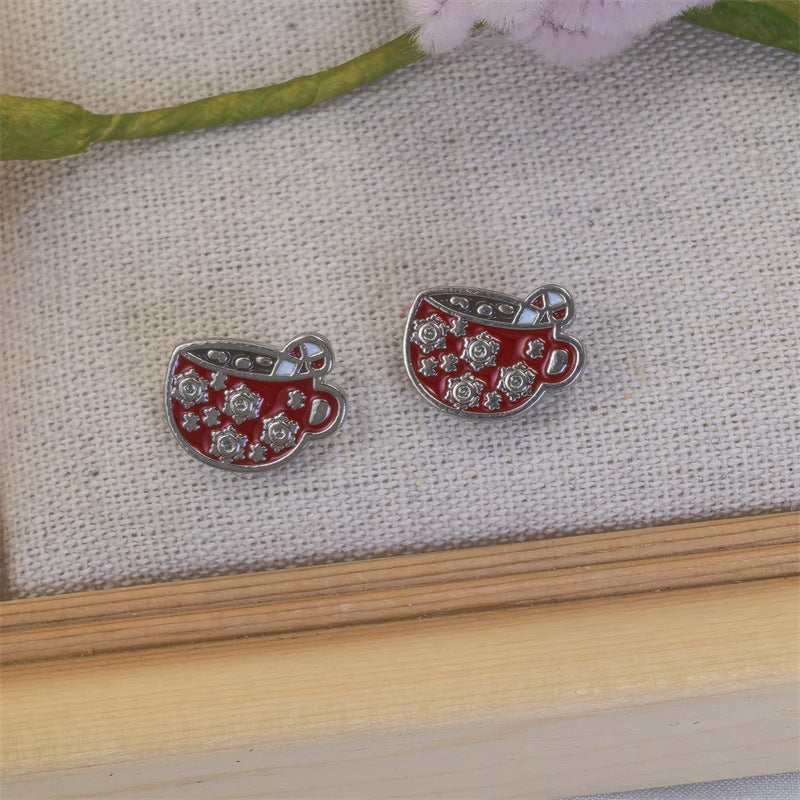 Wholesale  12pcs/pack Earrings  Trend  Elk Tree Earrings Set Girls Party Christmas Gift