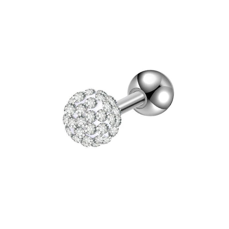 Wholesale Multi Drill Ball Titanium Steel Replacement Nails Earrings