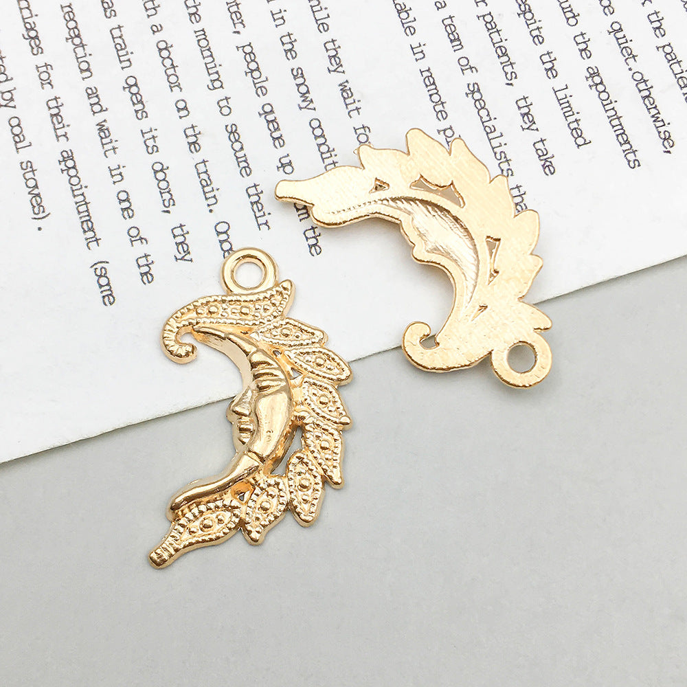 Wholesale Alloy Simulation Star Moon Sun Series Pendant