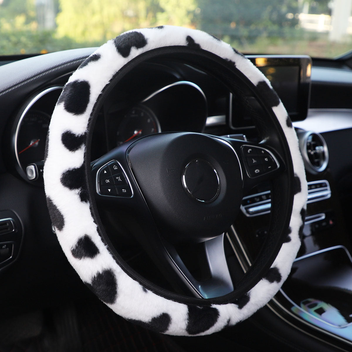 Wholesale Love Plush Universal Car Steering Wheel Cover