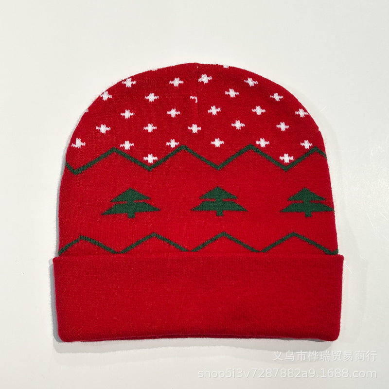 Wholesale Elk Knitted Hat Santa Claus Knitted Hat Christmas Knitted Hat