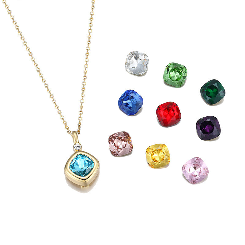 Wholesale Interchangeable zircon necklace