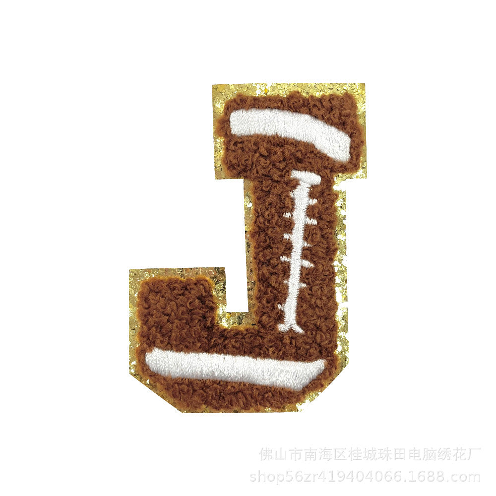 Wholesale Teacher S Day Chenille Embroidered Letter Bow Patch Set Self Adhesive Iron On DIY Decor For Shoes And Hats