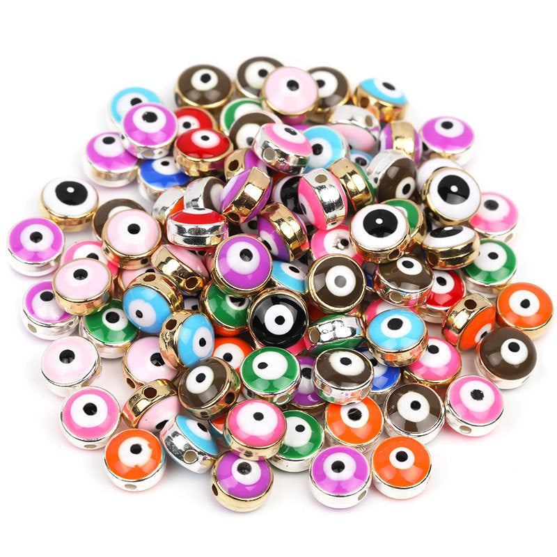 Al por mayor 1000pcs/paquete de 8 mm Phnom Penh Resin Ojes Beads