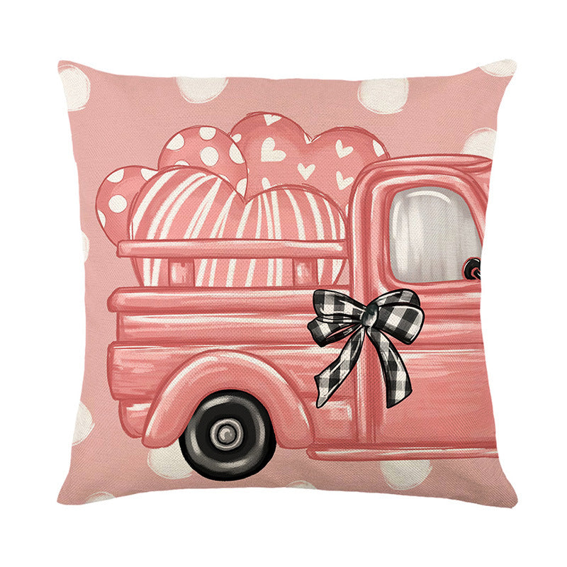 Wholesale Valentine's Day Printed Polyester Pillow Covers