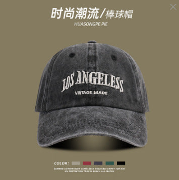 Wholesale Retro American Style Washed Versatile Casual Baseball Cap
