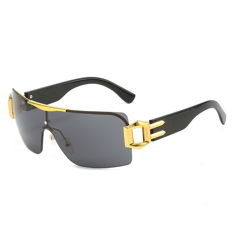 Wholesale D-shaped Stylish 3D Y2K Sunglasses
