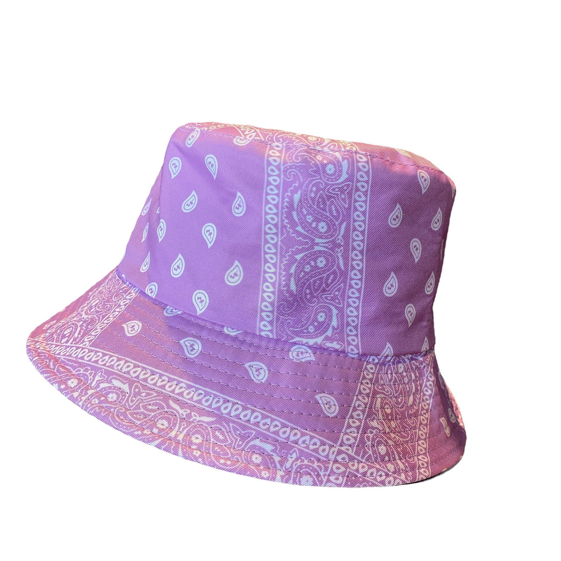 Wholesale Cashew Print Fashion Visor Bucket Hat