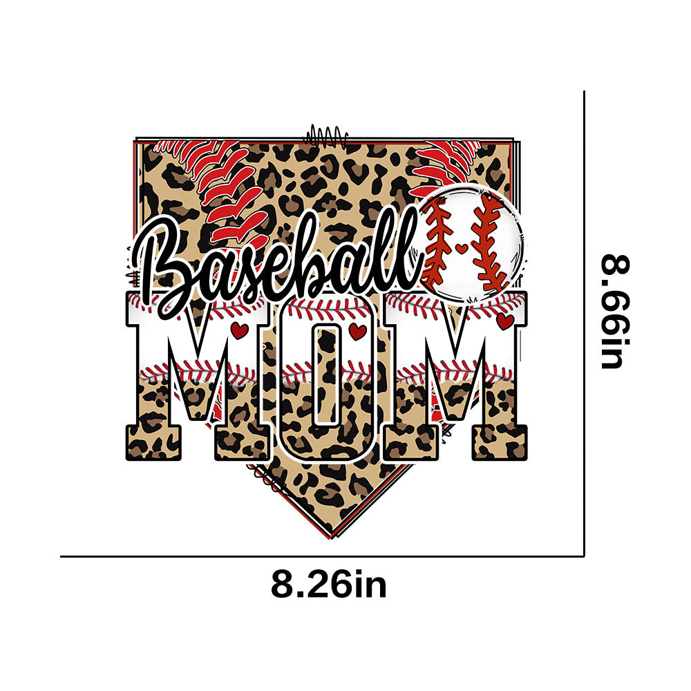 Wholesale Leopard print rugby pattern UV DTF Ready to Press Transfers Wraps