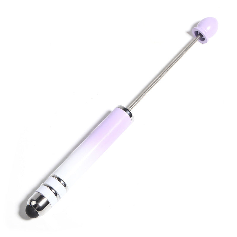 Wholesale 5PCS/PACK Beadable Pens Diy Touch Screen Multi-color Gradient Multi-function Dual-purpose