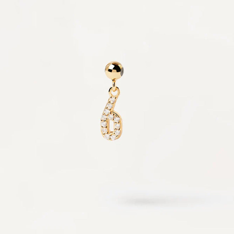 Collares de la serie de números de bricolaje de plata al por mayor S925 S925