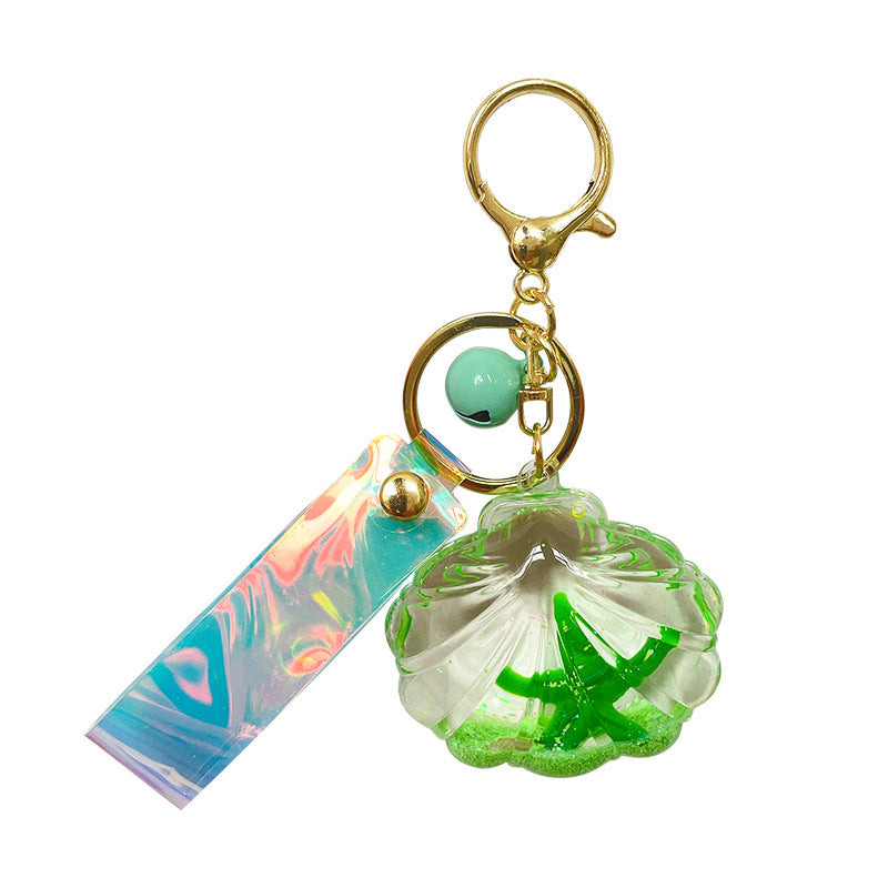Wholesale Acrylic Starfish Shell Keychain