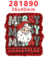 Wholesale Random 30pcs Christmas Cartoon Series Acrylic Flatback