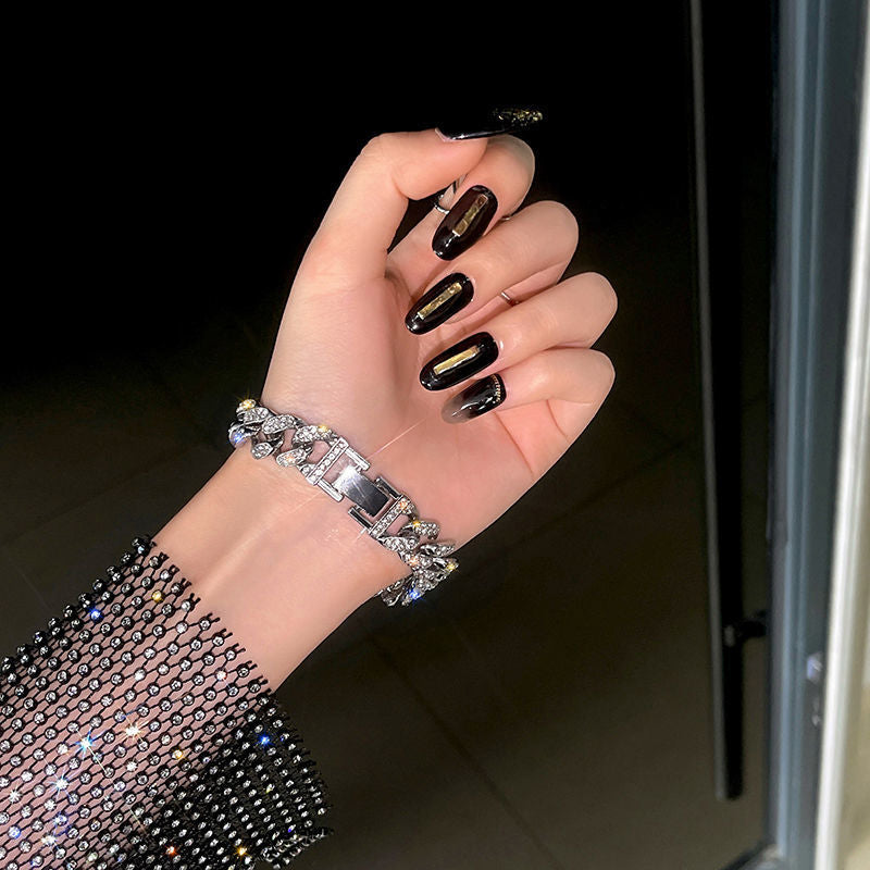 Wholesale Full Diamond 13mm Cuban Hip Hop Men's Necklace