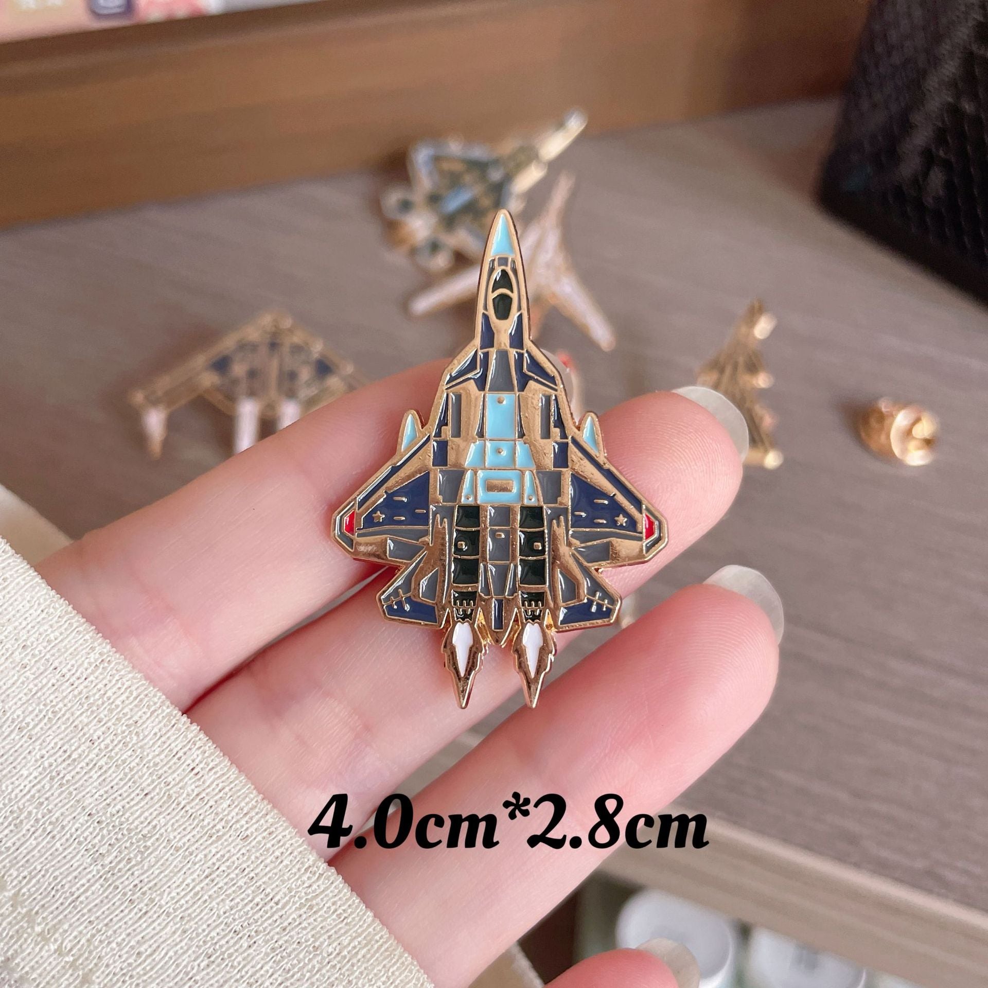 Wholesale Space Fighter Badge Brooch