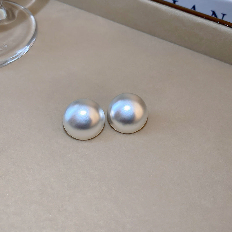 Wholesale light luxury alloy silver needle earrings