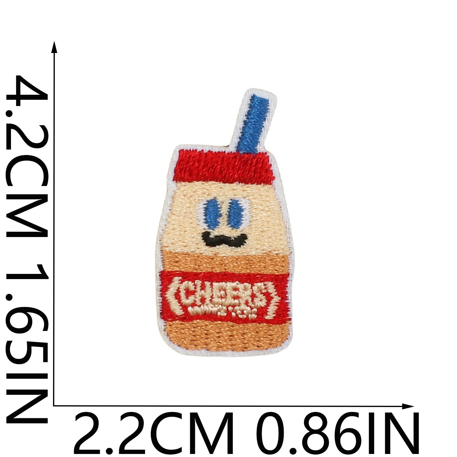 Wholesale Cute Orange Banana Embroidered Fruit Patches For Clothing DIY Accessory