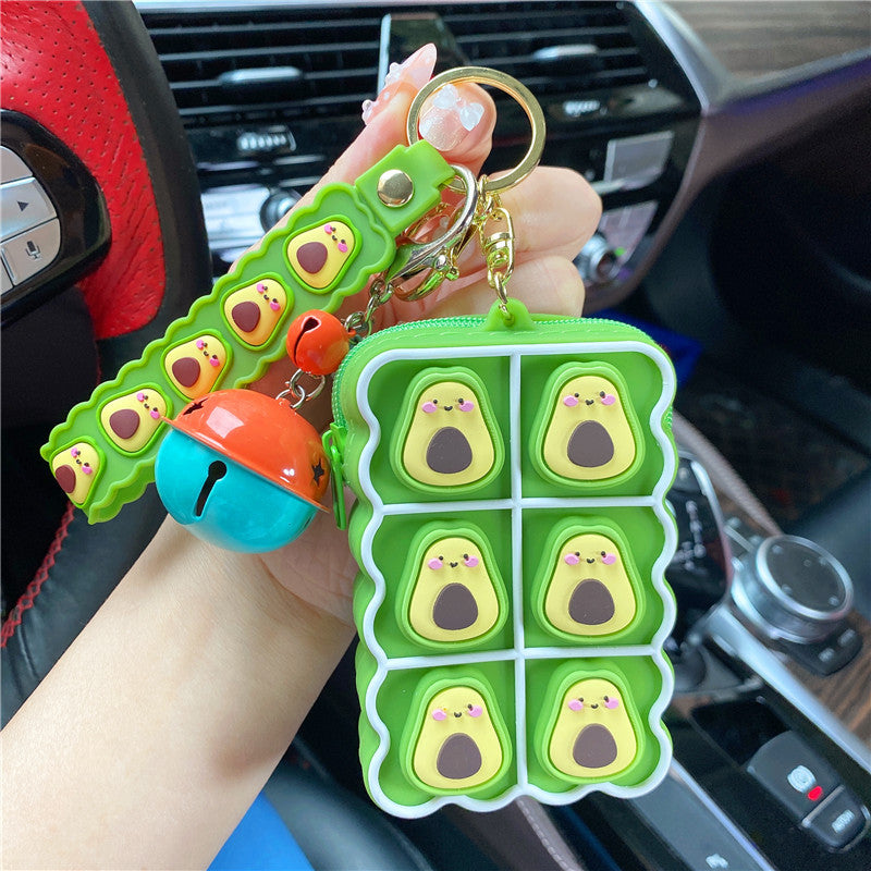 Wholesale Avocado Strawberry Keychains