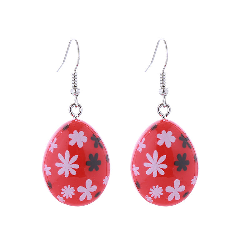 Wholesale Easter Cartoon Rabbits, Carrots, Easter Eggs, Chicks, Plastic Earrings