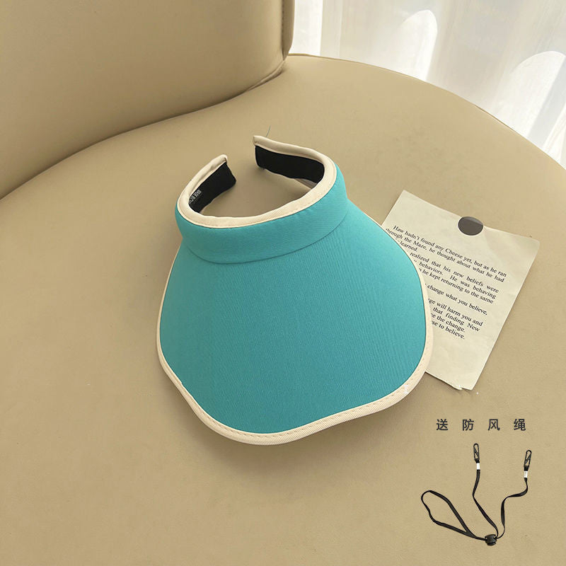 Summere de verano para niños algodón ondulante protector solar vacío