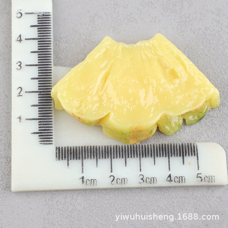 Wholesale 50pcs DIY Watermelon Strawberry Pineapple Fruit Homemade Cream Glue Resin Hole Shoe Patch FlatBack