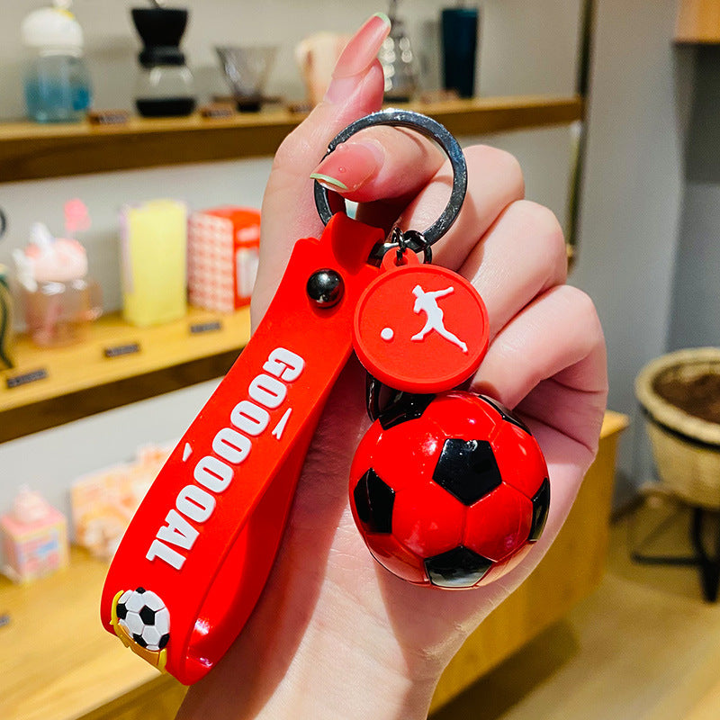 Wholesale Acrylic Simulated Football Keychain