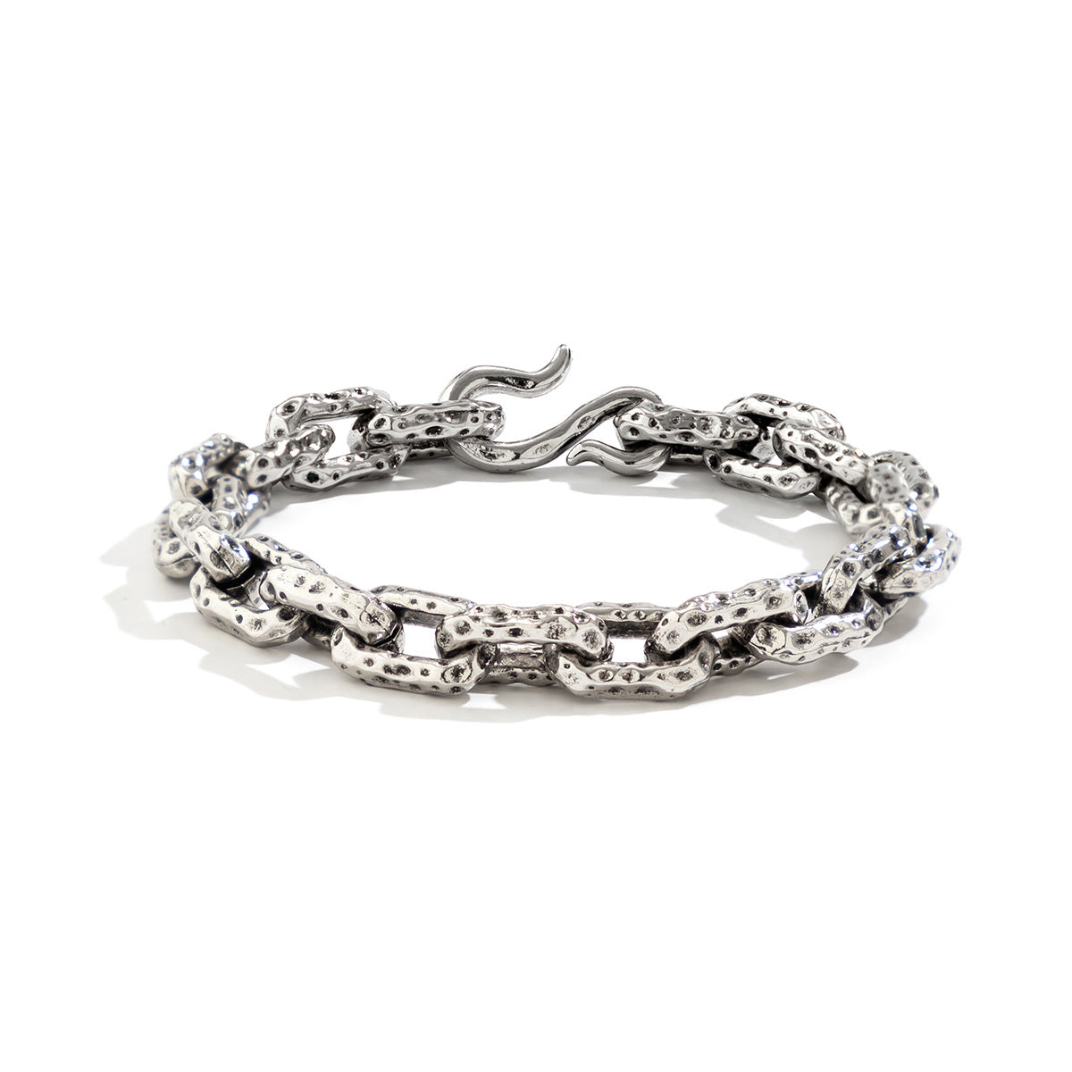 Wholesale Vintage Metal Men's Cross Hook Bracelet