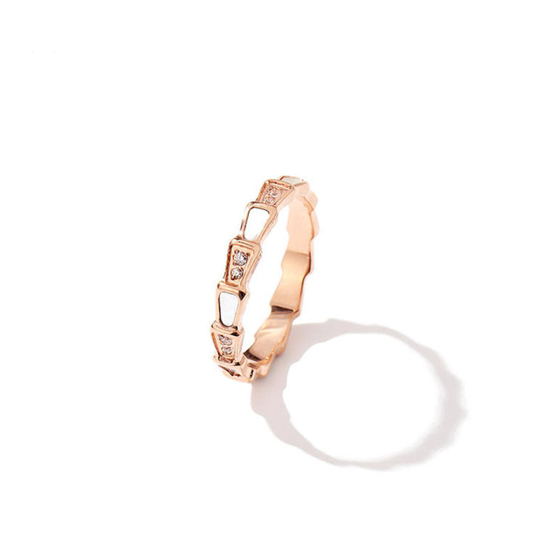 Wholesale Fashion Diamond Titanium Steel Ring