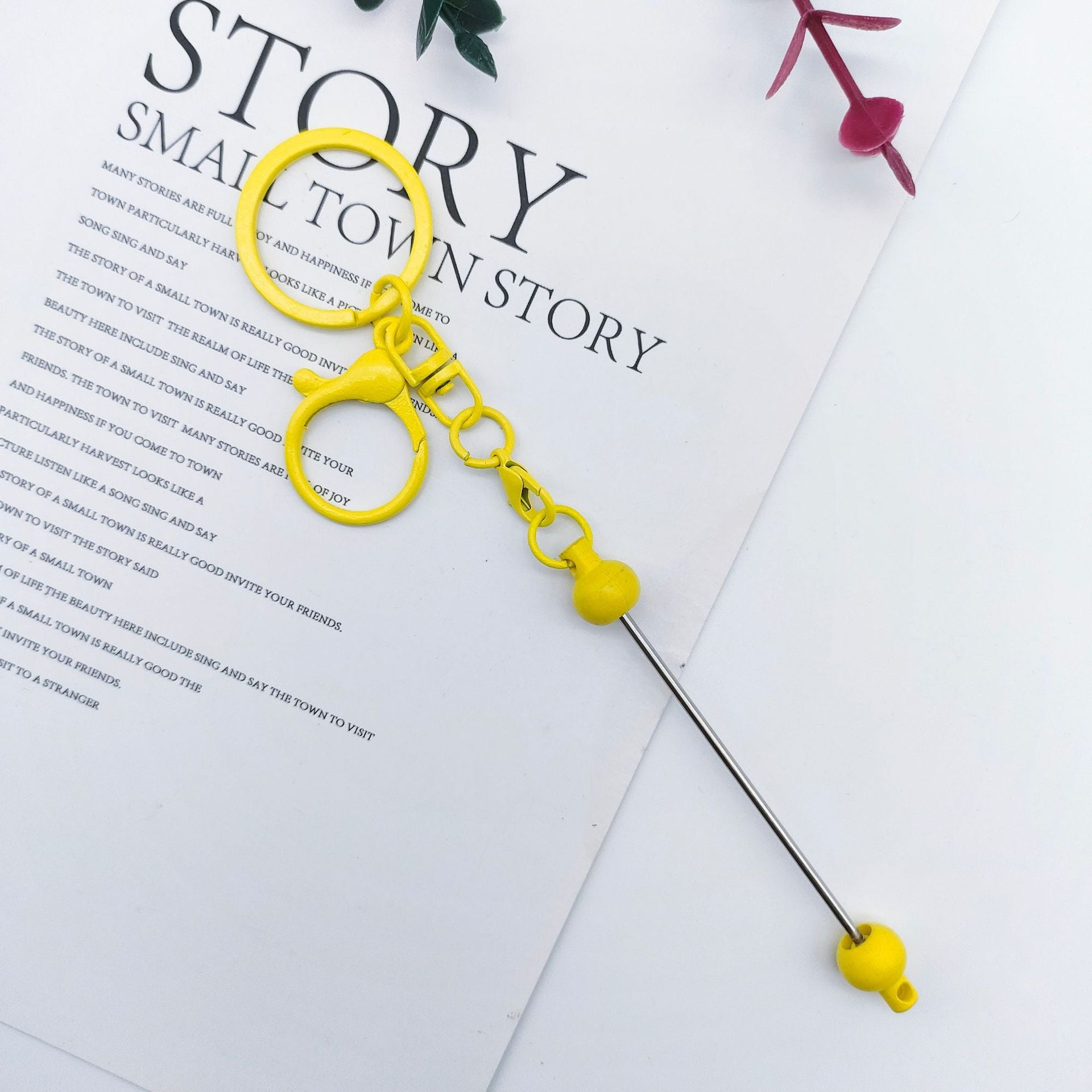 Wholesale DIY Personalized Baked Paint Color Cute Keychains