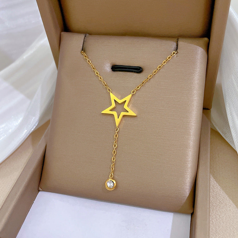 Wholesale Geometric Animal Personalized 18k Gold Plated Clavicle Chain