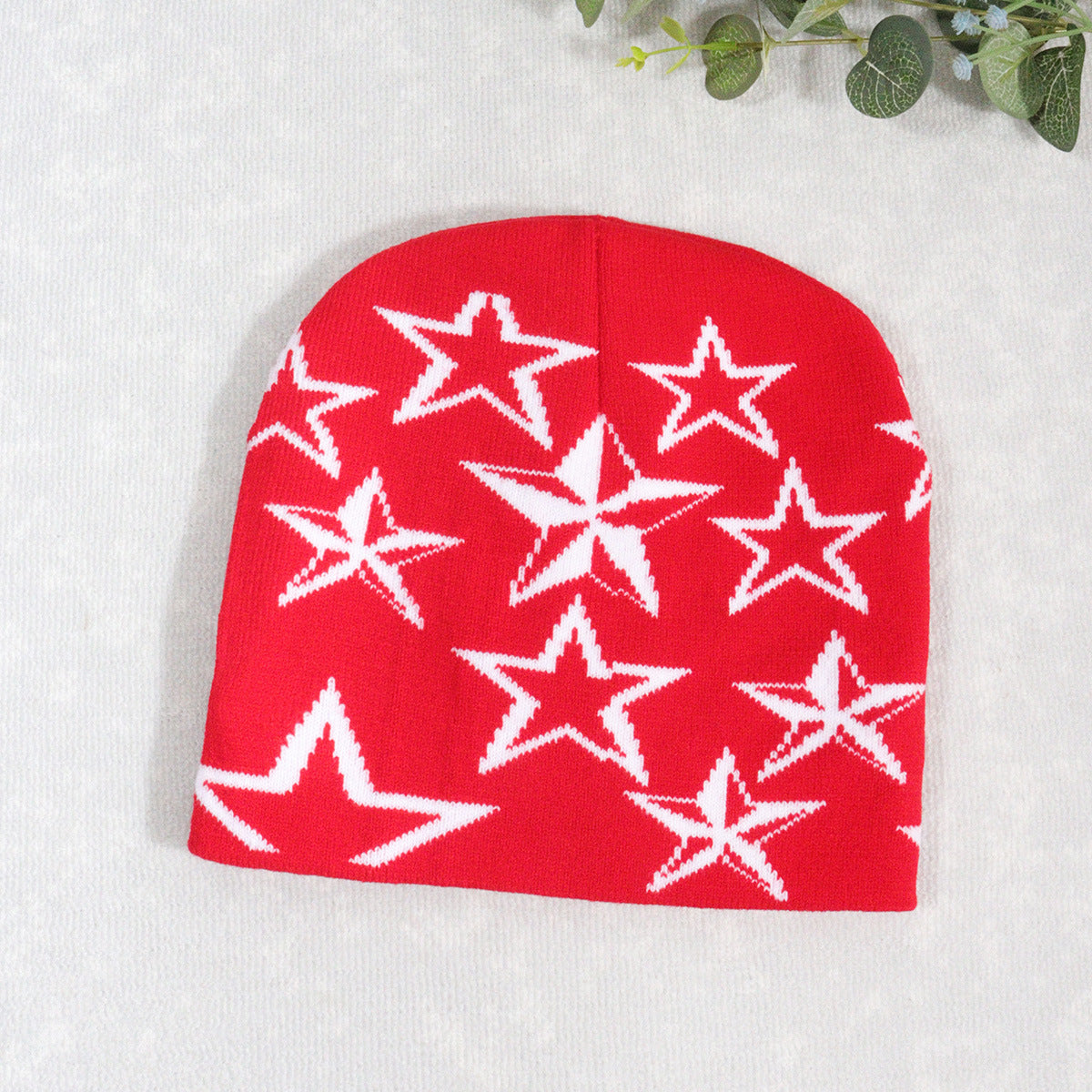 Wholesale Y2K Jacquard Knitted Hat Little Star Woolen Hat