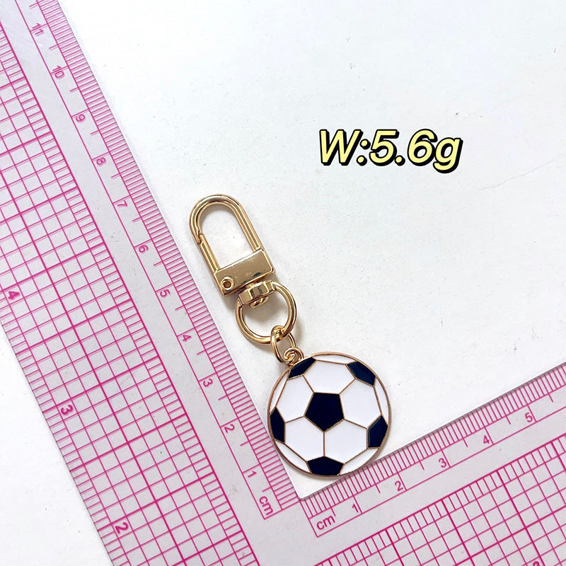 Wholesale Football Sports Series Commemorative Metal Keychain
